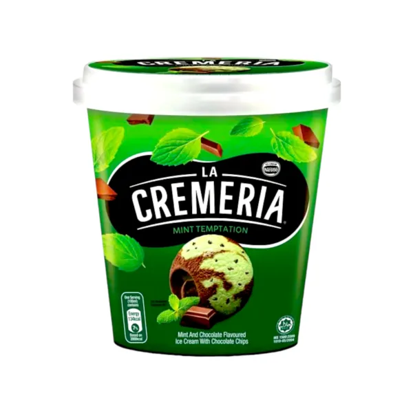 Nestle La Cremeria Mint Temptation Ice Cream 750ml - Image 1