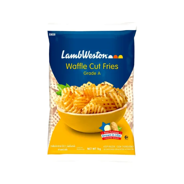 Lamb Weston® Waffle Cut Fries 1kg Lamb Weston® Waffle Cut Fries 1kg - Image 1