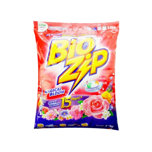 Biozip Detergent Powder Magical Bloom 3.8kg Biozip Detergent Powder Magical Bloom 3.8kg - Image 1