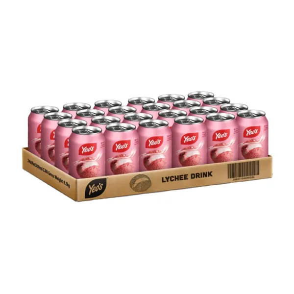 Yeo's Lychee Flavored Drink - 24Canx300ml - Image 1