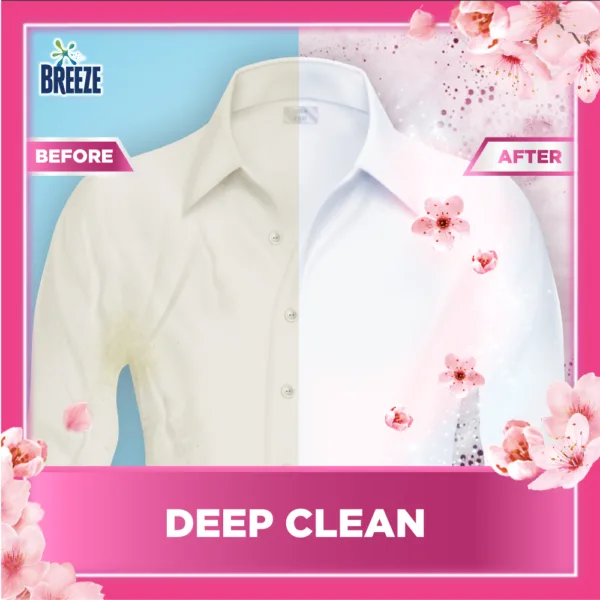 Breeze Detergent Liquid 2In1 Silky Sakura 3.6kg - Image 6