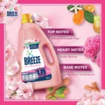 Breeze Detergent Liquid 2In1 Silky Sakura 3.6kg - Image 4