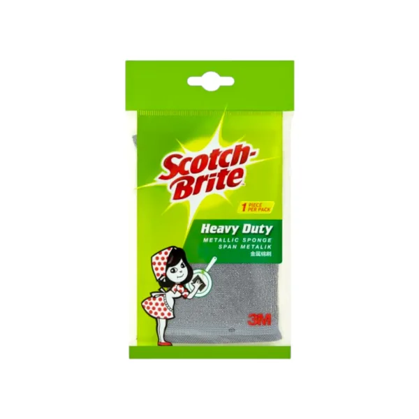 Scotch-BriteĀ® Heavy Duty Metallic Sponge 3M Scotch-BriteĀ® Heavy Duty Metallic Sponge 3M - Image 1
