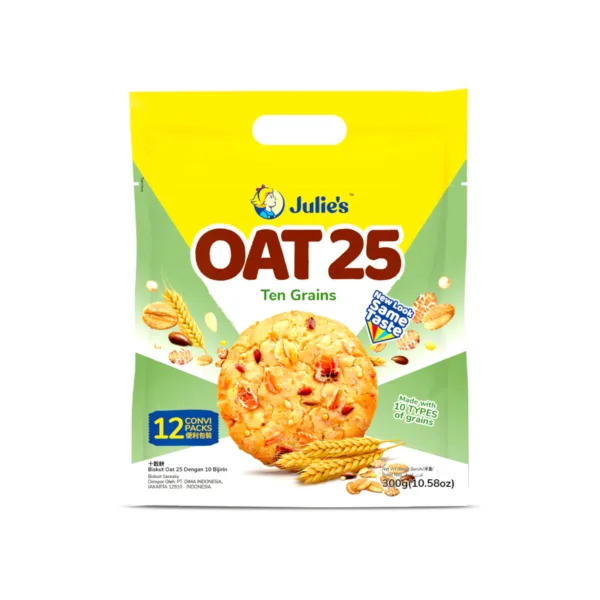 Julie’s Oat 25 Ten Grains Cookies 300g Julie’s Oat 25 Ten Grains Cookies 300g - Image 1
