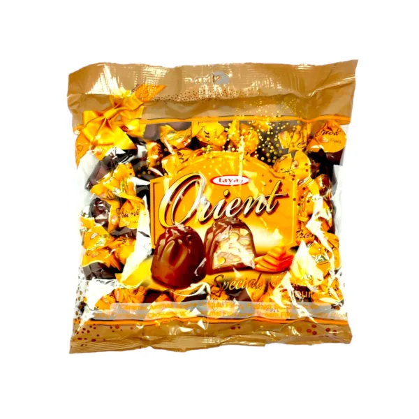 Tayas Orient Chocolate Special Caramel Flavour 500g - Image 1