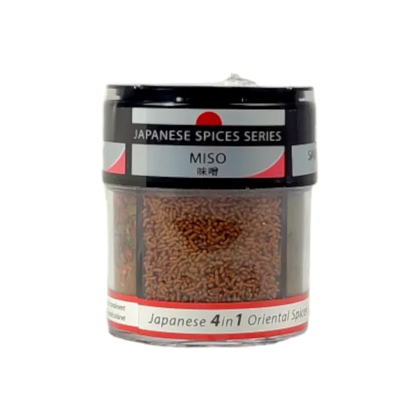 Hexa Japanese Spices Series 4 in 1 Japanese Curry,Togarashi,Miso,Sansho Pepper 54g - Image 1