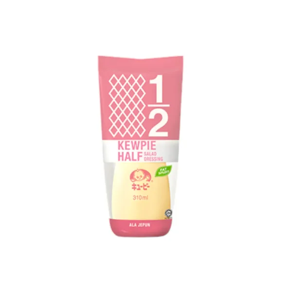 Kewpie Mayonnaise Half Salad Dressing 310ml - Image 1
