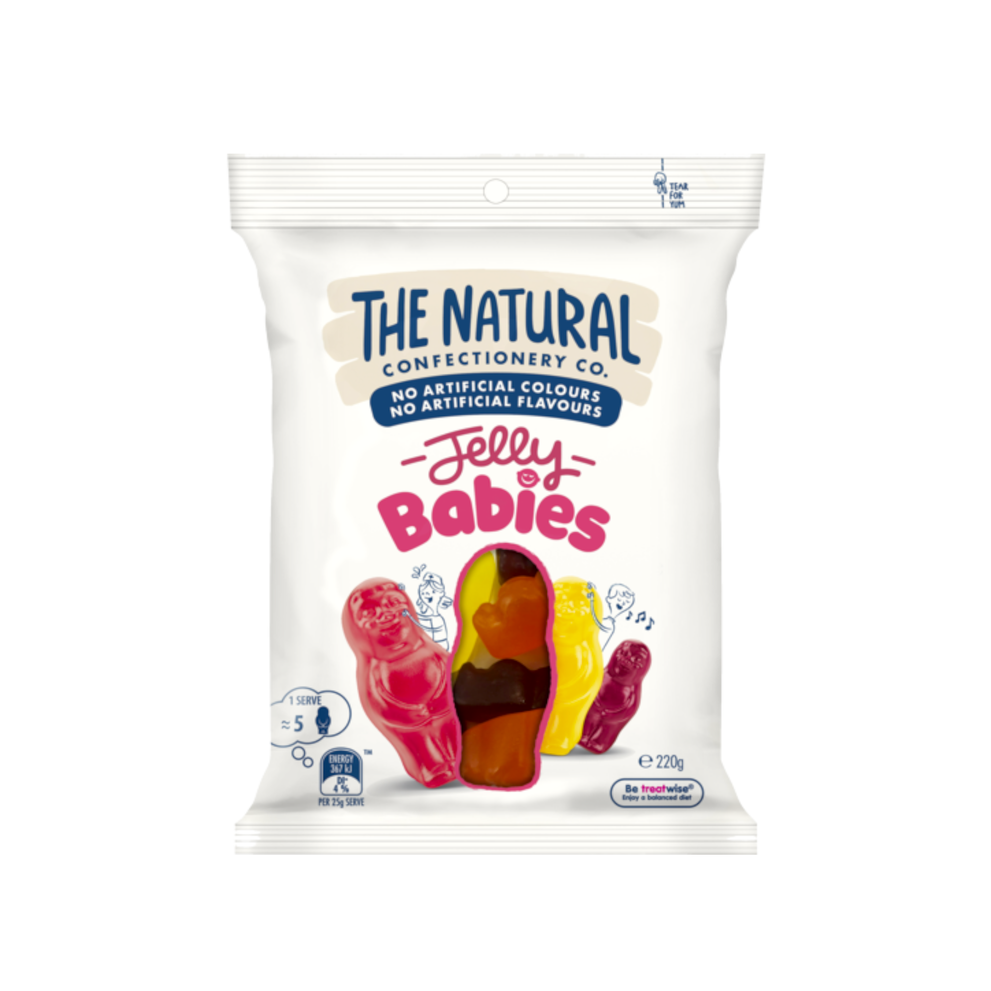 The Natural Confectionary Co. Jelly Babies 220g – Shopifull