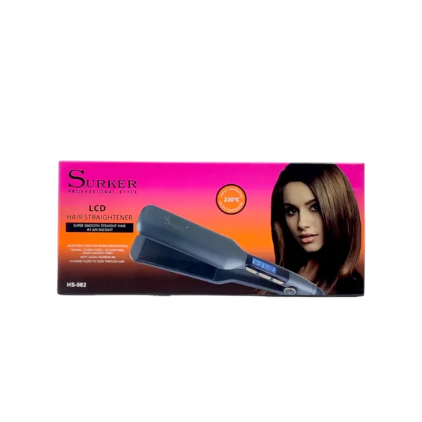 Surker Professional Style Lcd Hair Straightener (Hs-982) Surker Professional Style Lcd Hair Straightener (Hs-982) - Image 1
