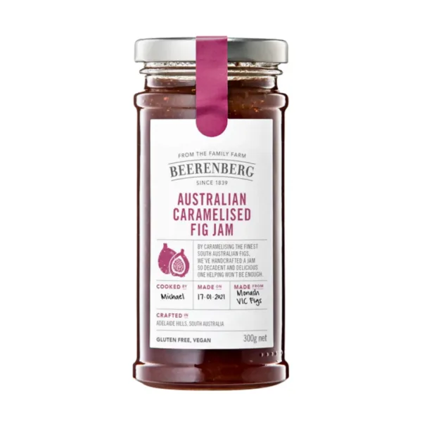 BEERENBERG Australian Caramelised Fig Jam - 300g BEERENBERG Australian Caramelised Fig Jam - 300g - Image 1