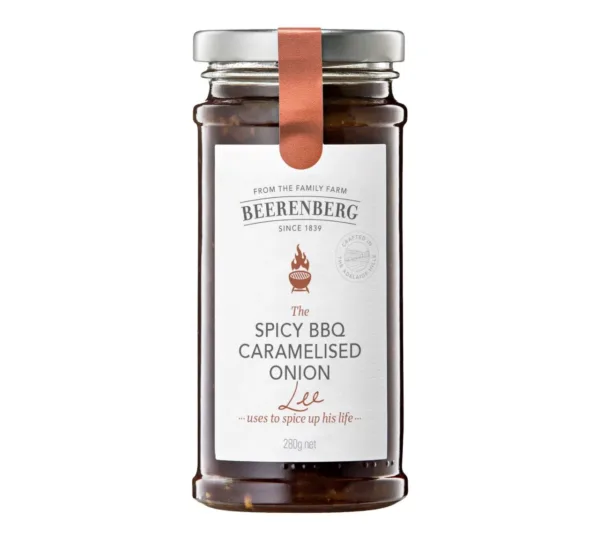 Beerenberg Chutneys-and-Relishes-280g-Spicy-BBQ-Caramelised-Onion_1728x (1) Beerenberg Spicy BBQ Caramelised Onion-280g - Image 1