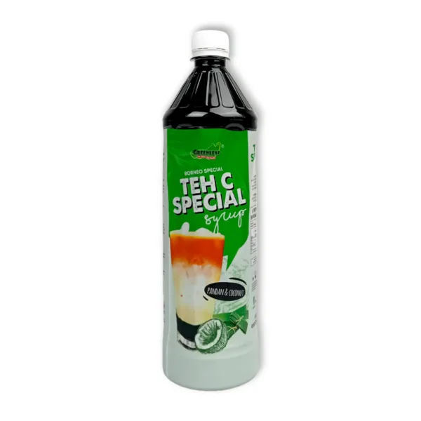 Greenleaf Teh c Special Syrup Pandan & Cconut 1 Ltr - Image 1
