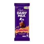 Cadbury Dairy Milk Crunchie milk chocolate block 180g