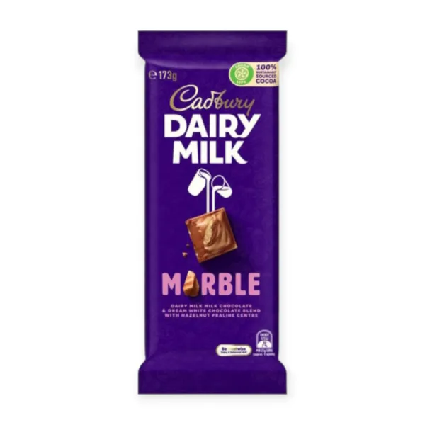 Cadbury Dairy Milk Marble chocolate block 173g - Image 1