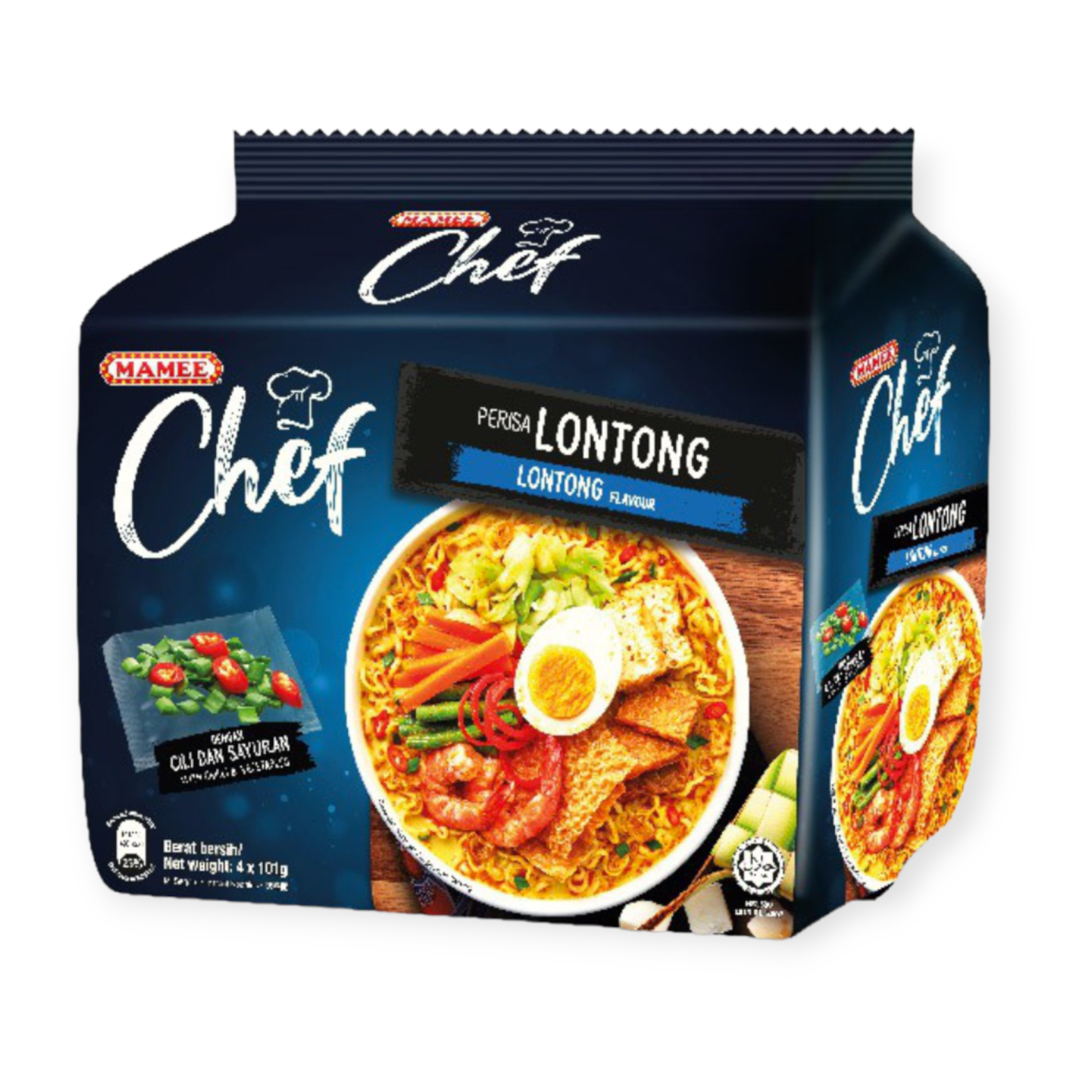 Mamee Chef Perisa Lontong – 4*101g – Shopifull