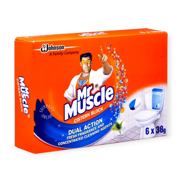 13045654_LXL1_20210428-PhotoRoom Mr Muscle Cistern Block Dual Action - 6 * 38g - Image 1