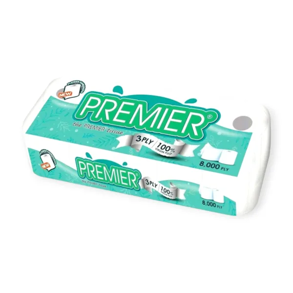 Premier Toilet Tissue 3 Ply - 10 Rolls - Image 1
