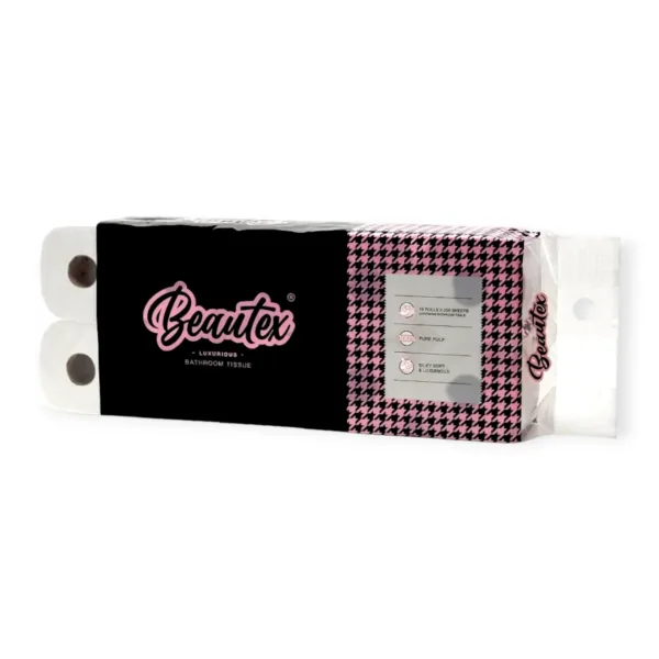 51JqjAG52PL-PhotoRoom Beautex Bathroom Tissues Toilet Paper 10 Rolls * 200 Sheets - Image 1