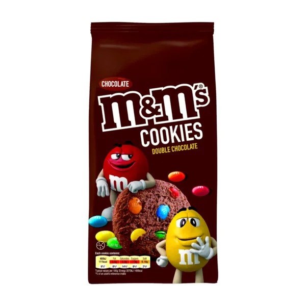 M & M MARS Double Chocolate Cookies - 180 g - Image 1