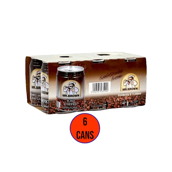 image-Photoroom - 2024-02-10T122029.144 Mr.Brown Iced Coffee (6 Cans) - 240ml - Image 1