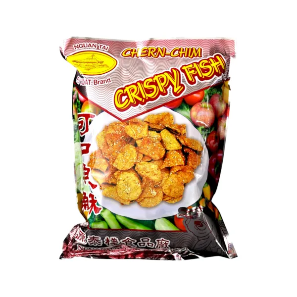image-Photoroom - 2024-02-10T145311.647 Nguan Tai Thailand Fly Boat Brand Crispy Fish - 280g - Image 1