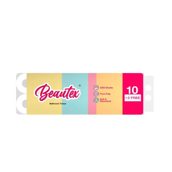 Beautex Bath Room Tissue 4200 Sheets 10+2 Free - Image 1