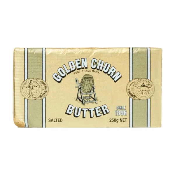 54f0a24f7da637961b86f832baa13f60.jpg_1200x1200q80.jpg Golden Churn Wrapped Salted Butter 250g - Image 1