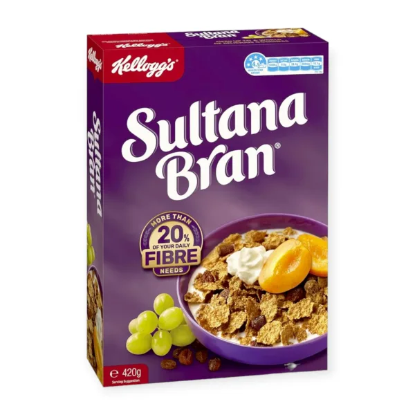 811nOBzUNWL-PhotoRoom.png Kellogg's® Sultana Bran 420g - Image 1
