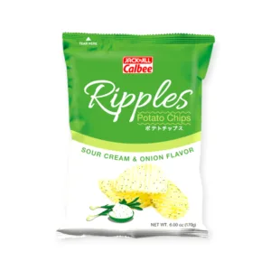 Jack n Jill Calbee Ripples Potato Chips Sour Cream & Onion -170g