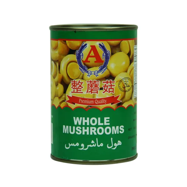 A Premium Quality Whole Mushrooms 425g - Image 1