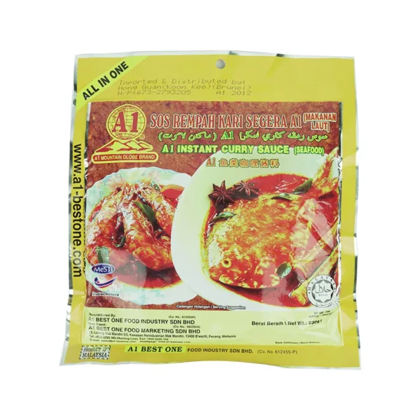 A1 Sos Rempah Kari Segera A1 Instant Curry Sauce (Seafood) 230g - Image 1