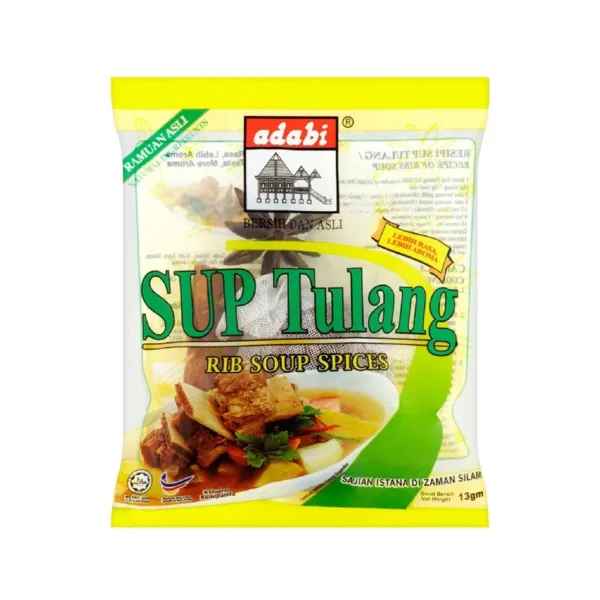 Adabi Sup Tulang Rib Soup Spices (3pcs x 13g) - Image 1