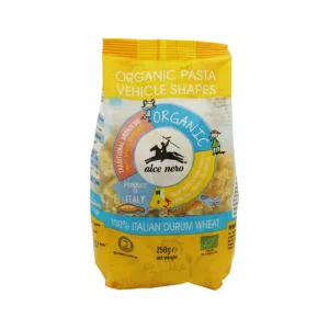 Organic Pasta Vehicle Shapes Alce Nero 100% Italian Durum Wheat 250g