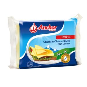 Anchor Cheddar Cheese 12 Slices 200g