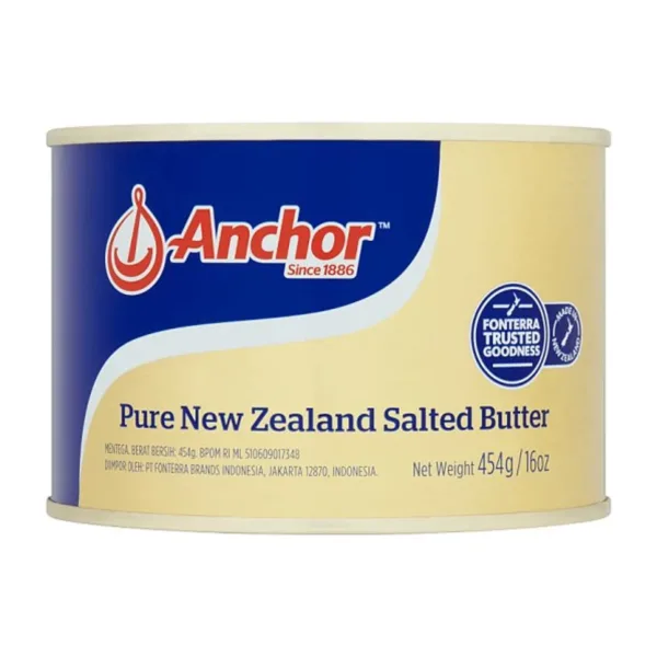 Anchor Pure New Zealand Salted Butter 454g - Image 1
