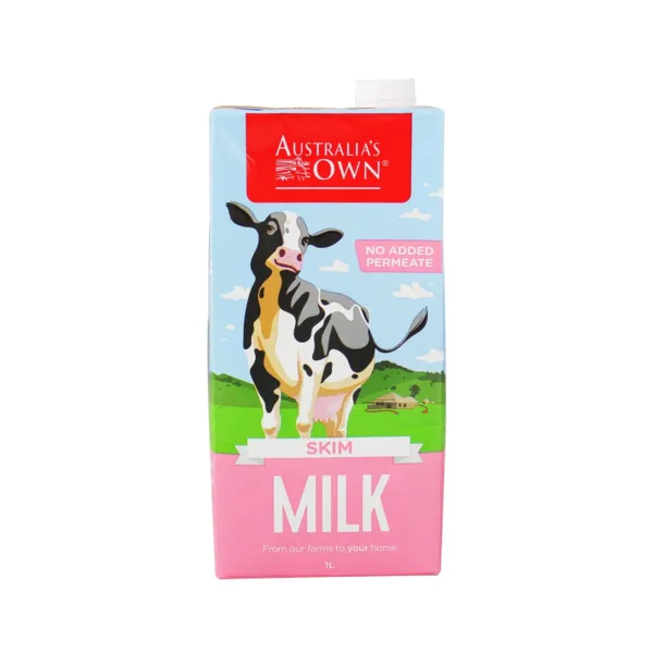 Australia's Own skim Milk 1Ltr - Image 1