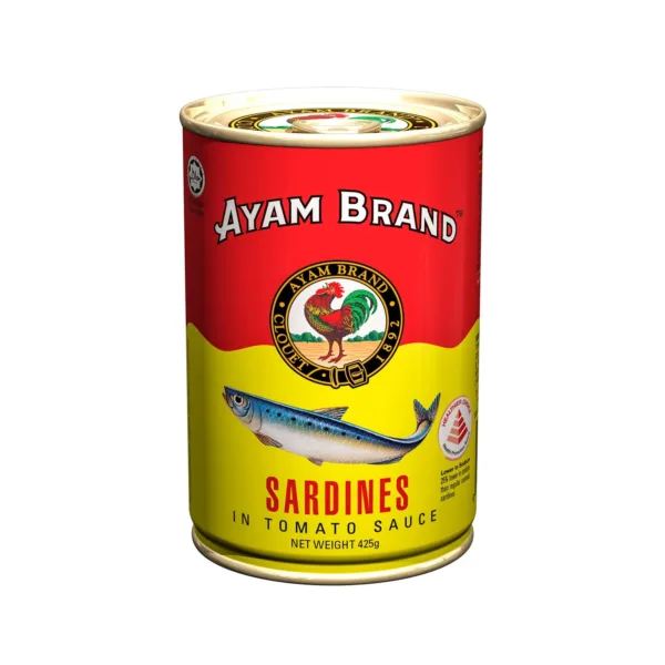 Ayam Sardines in Tomato Sauce 425g (Tall) - Image 1