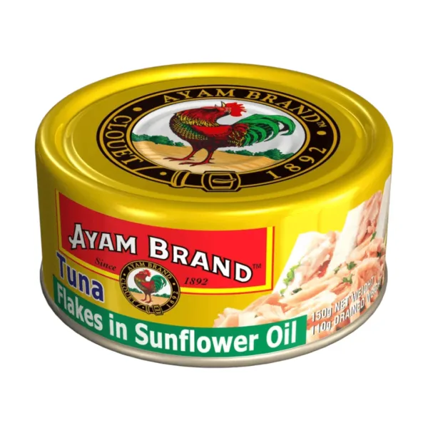 Ayam-Tuna-flakes-in-sunflower-oil-160gm.png Ayam Brand Tuna Flakes in Sunflower Oil 150g - Image 1