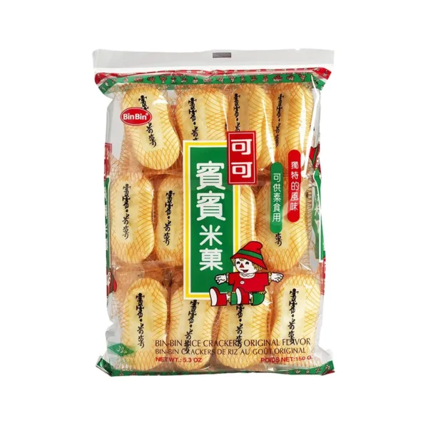 Bin-Bin Rice Crackers Original Flavour 150g - Image 1