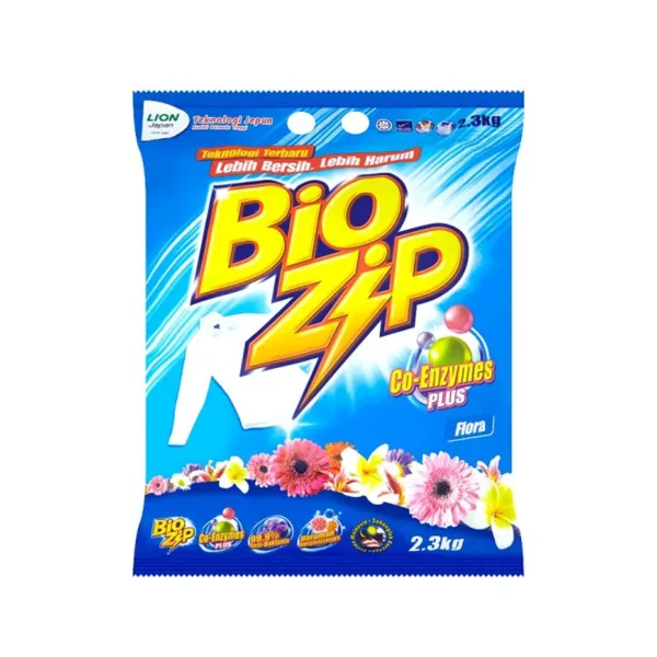 Biozip Detergent Powder Flora 2.3kg - Image 1
