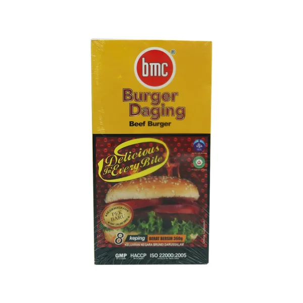 Bmc Burger Daging Beef Burger Delicious In Every Bite 8Pcs 360g - Image 1
