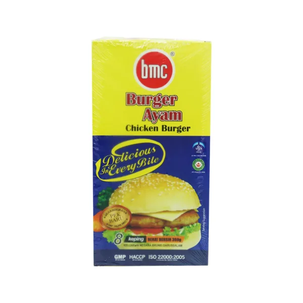 Bmc-Chicken-Burger.jpg Bmc Burger Ayam Chicken Burger Delicious In Every Bite 8Pcs 360g - Image 1