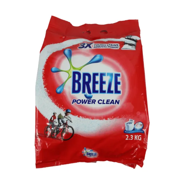 Breeze Detergent Powder Power Clean 2.1kg - Image 1