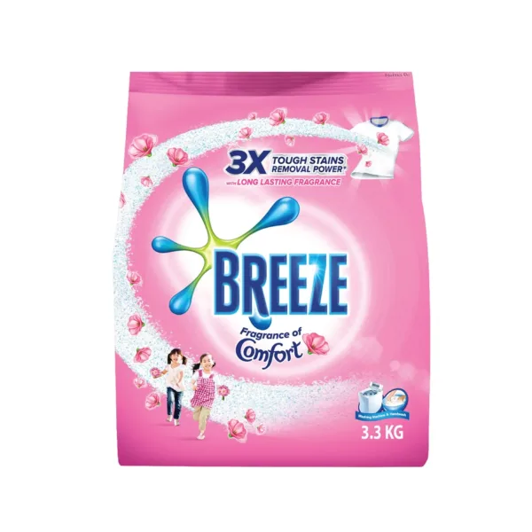 Breeze Detergent Powder Comfort 3.3Kg - Image 1
