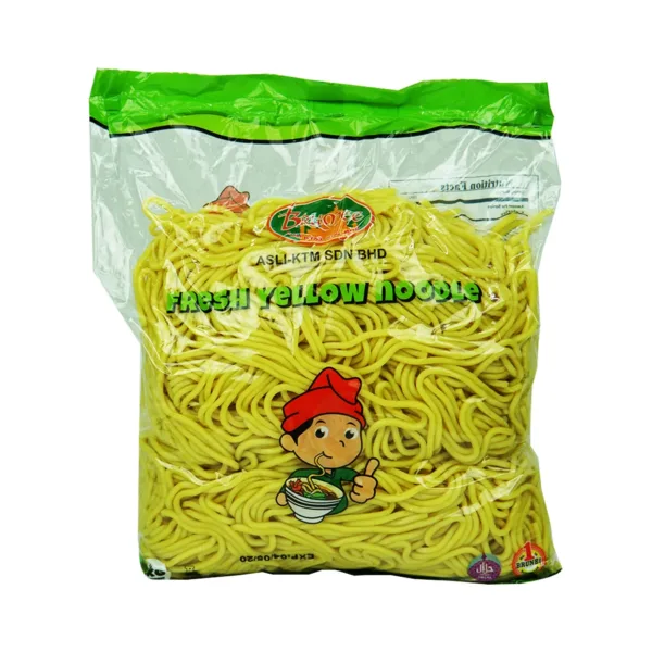 Bru mee Fresh Yellow Noodle 1kg - Image 1