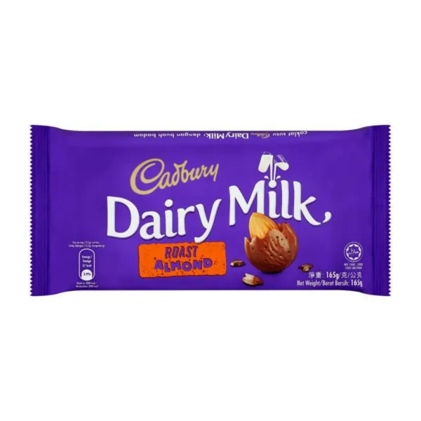 Cadbury Dairy Milk Roast Almond 165g - Image 1