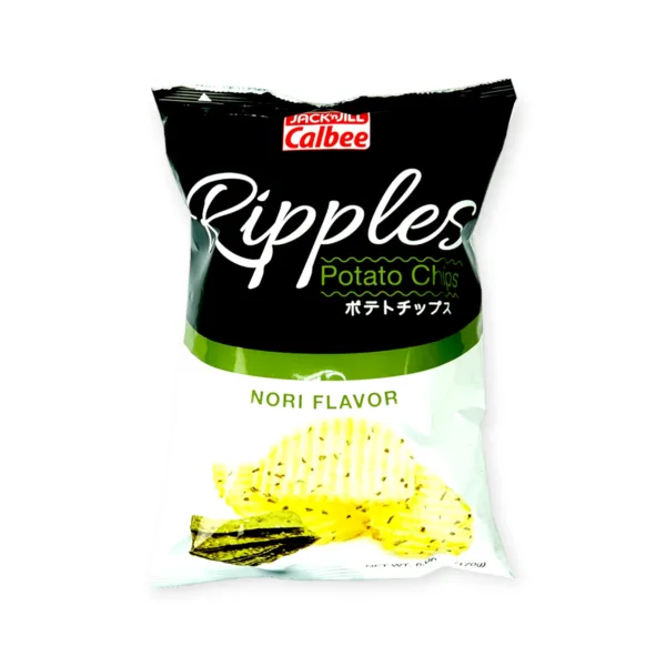Calbee-Ripple-POtato-chips-Nori-Flavour-170g-PhotoRoom.png Jack n Jill Calbee Ripples Potato Chips Nori Flavour 170g - Image 1