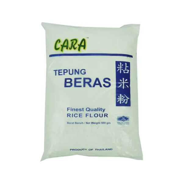 Cara-Tepung-Beras-500g.jpg Cara Tepung Beras Finest Quality Rice Flour (2x500g) - Image 1