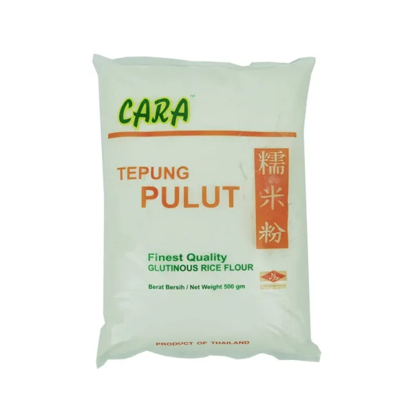 Cara-tepung-Pulut-500gm.jpg Cara Tepung Pulut Finest Quality Glutinous Rice Flour (2x500g) - Image 1