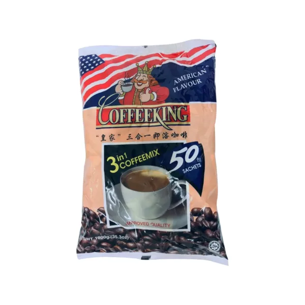 Coffee King 3In1 Coffee Mix 50 Sachets - Image 1